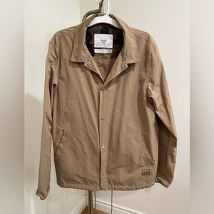 Mens Herschel Supply Company Khaki Windbreaker Jacket